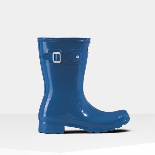 Hunter Original Tour Foldable Gloss Short Wellies (P478N) Ireland